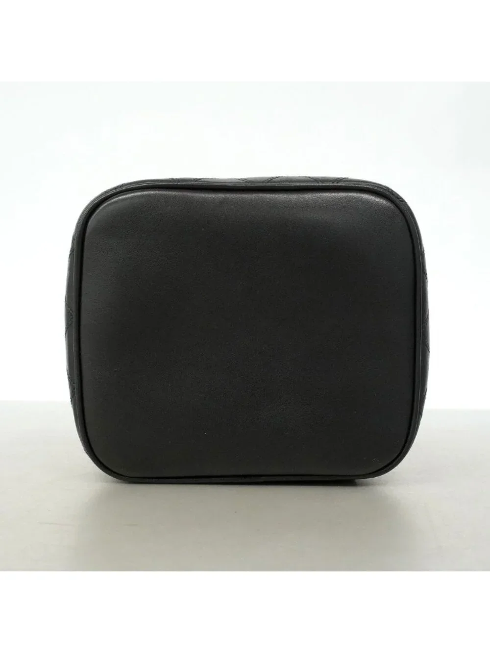 Chanel Vanity Bag Bicolor Lambskin Black Gold